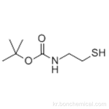 카르 밤산, N- (2- 머 캅토 에틸)-, 1,1- 디메틸 에틸 에스테르 CAS 67385-09-5